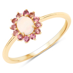 0.46 ctw Cocktail Ring in 14K Yellow Gold